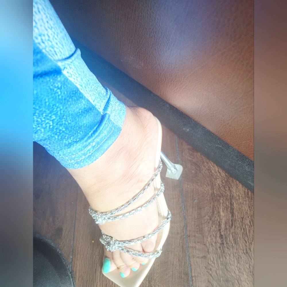 Diamond Bling Double Band Shoes (Various Sizes)